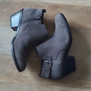 Sonoma Gray Suede Booties